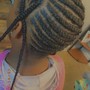 Wig braid down