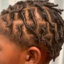 Kids half head palm rolled