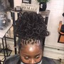 Two strand twist on NATURAL HAIR