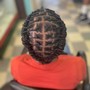 Two strand twist on NATURAL HAIR