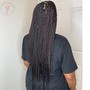 SPACED OUT Box Braids Medium  - Bra Length