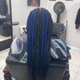 Half up Half down w/ Knotless Braids (Fulani)