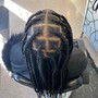 Weave with leave out