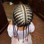 Kid's Feed-In{weave} with beads or curly ends