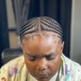 Kids smedium freestyle feedin braids any designs/style included