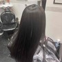 Luxury extension removal and silk press