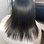 Silk Press (flat iron) w/trim