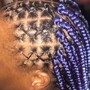 Connects and box braids