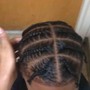 Connects and box braids