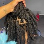 Palm Rolled Loc Re-twist