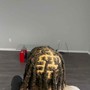 Palm Rolled Loc Re-twist