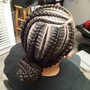 Wig braid down