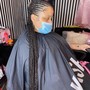 Small Goddess knotless braids