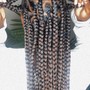 Large Knotless Braids