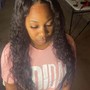 Quick Weave with leave out