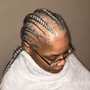 Designed Feed In Braids