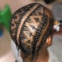 Designed Feed In Braids