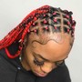 4 crisscross braids