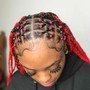 4 crisscross braids