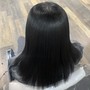 Silk Press (long hair )