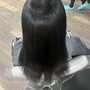 Silk Press (long hair )