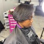 Full head color on short hair