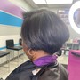 Full head color on short hair