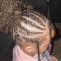 Kid's Braids with extensions