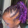 Kid's Braids with extensions