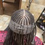 Large Box Braids Mid. back lengthText 313-492-6304 to book