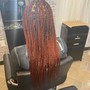 Knotless Braids medium mid back