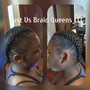 2 Feed-In Dutch Braids