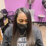 Take out and reinstall sew in w/closure