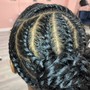 Feed in braids & sewin