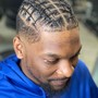 Freestyle braids and haircut combo #2