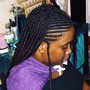 Large Knotless Braids