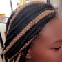 Two feed in braids