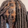 Small Knotless Box Braids