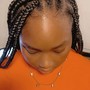 Small Knotless Box Braids