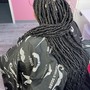 Loc Retwist 10-50Count(Top of Head w/shaved sides)