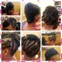 Half head/Braid Bar Style