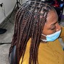 Small Knotless Box Braids