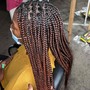 Small Knotless Box Braids