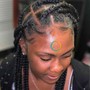 Jumbo Knotless braids ( (Bring 3 packs of xpression pre-stretched ))