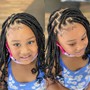 Kids (5-12) 1 braided ponytail (small)