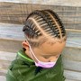 Kid's Braids updo freestyle (w/ Extensions)