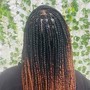 Small Knotless or boxed Braids