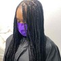 Boho knotless braids (human hair)