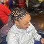 Retwist with two strands twist or Individual braids