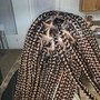 Medium Knotless Braids